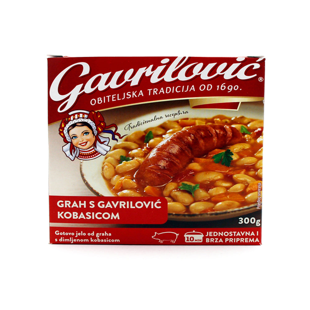 GRAH S KOBASICOM Gavrilovic / Bean stew with sausage 300g