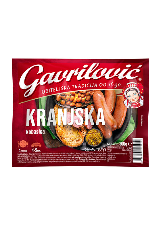 Gavrilović Kranjska kobasica-Krainer kobasica 300g