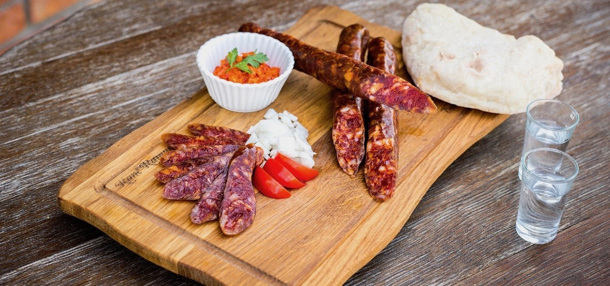 Delikate Wurst aus Schwarzschwein BELJE