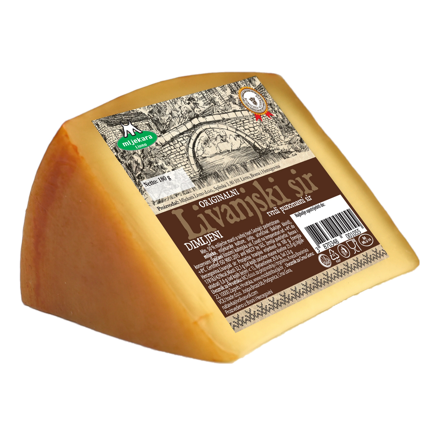 Livanjski dimljeni sir 300g