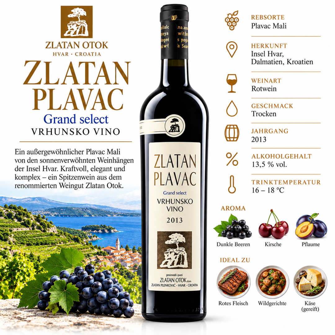 Zlatan Plavac grand select 0,75l