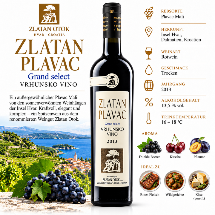 Zlatan Plavac grand select 0,75l