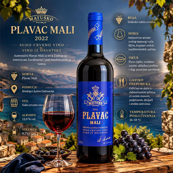 Matuško Plavac Mali 0,75 l
