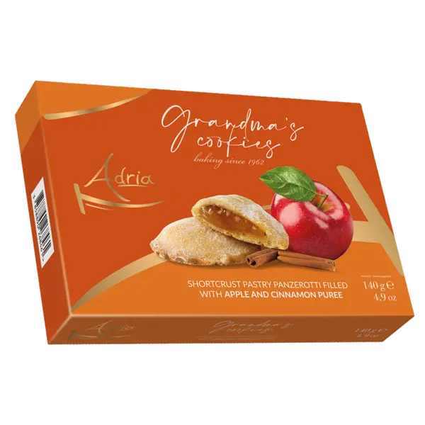 ADRIA GRANDMA’S COOKIES mit Apfel-Zimt-Füllung