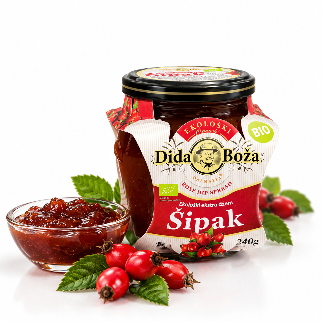 Dida Boža Bio Sipak – Hagebutten-Fruchtaufstrich 240 g