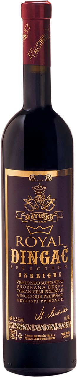 DINGAC Matusko ROYAL SELCTION red wine 0.75L