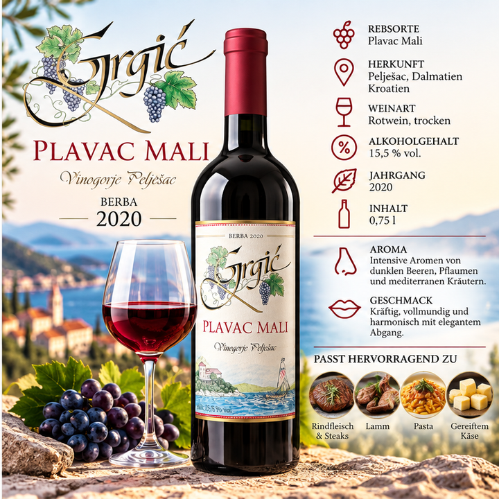 Grgić Plavac Mali 0,75 l