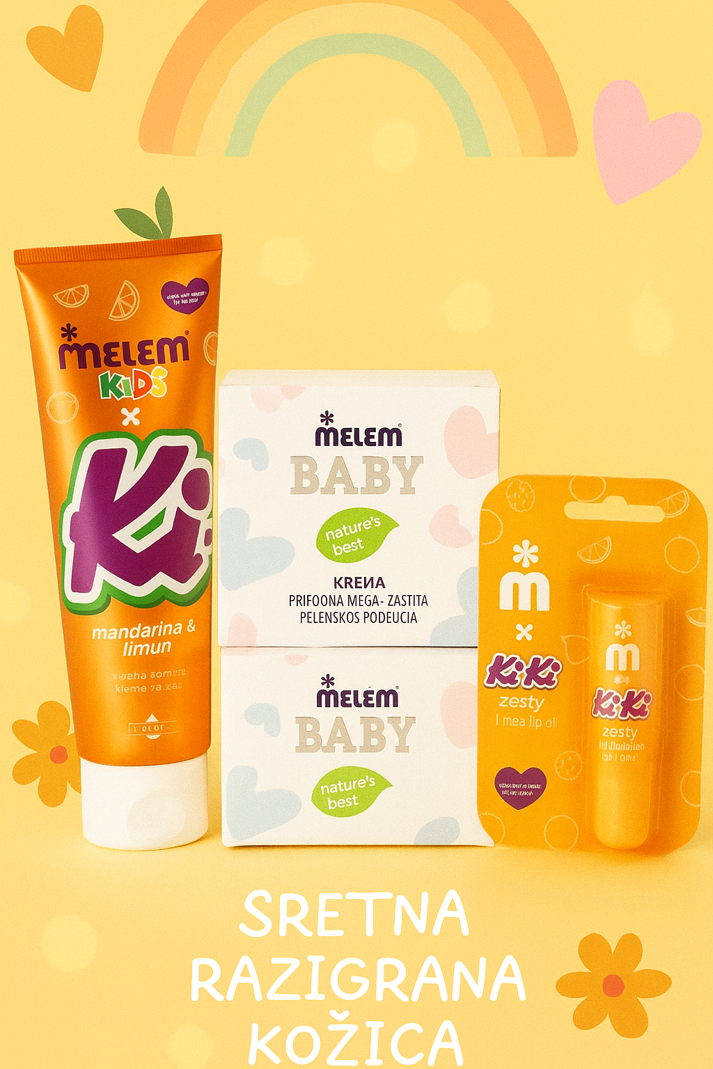 Melem Kids Kiki 2in1 – Mandarine & Zitrone