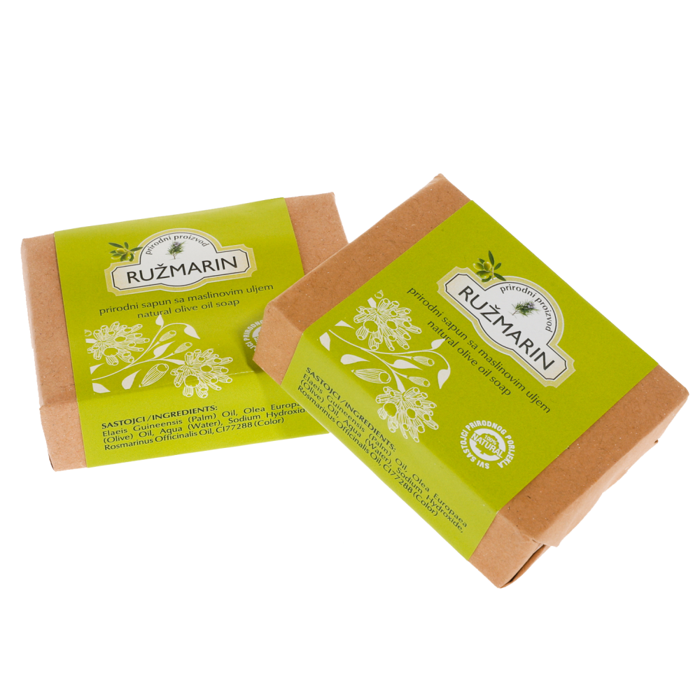 Rosmarin Naturseife mit Olivenöl 100 g