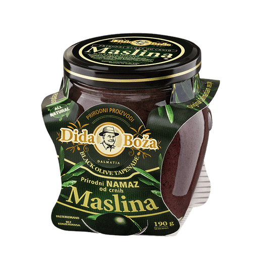 Dida Boža Natürliche schwarze Oliventapenade 190g