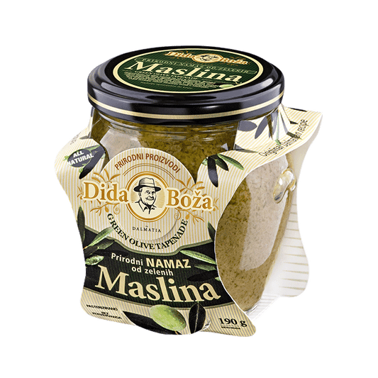 Dida Boža Natural Green Olive Tapenade 190g