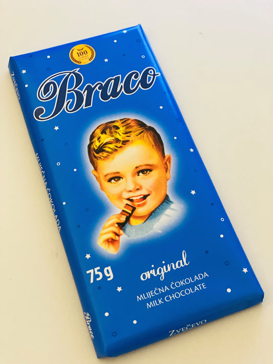 Braco milk chocolate 75g