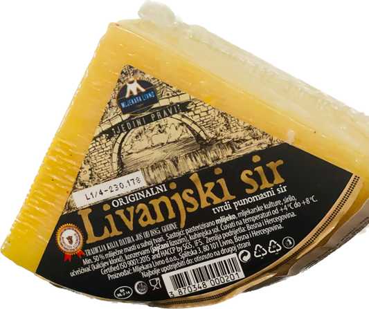 Kroatischer originaler livanjski sir käse